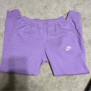Purple Nike Sweatpants